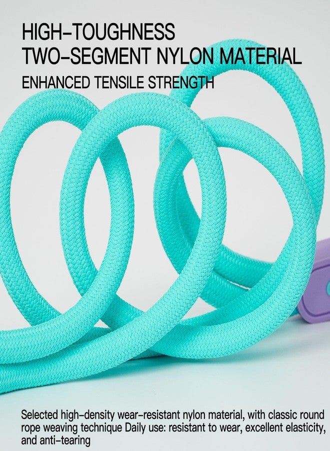 TOUCHDOG Gentle Dog Collar for Small Dogs & Puppies 5-40lbs - Adjustable Lightweight Nylon, Silk-Soft Lined, Fade-Resistant, Quick-Release Buckle (S/M Size) (Without Rope Blue, Medium) - Image 2